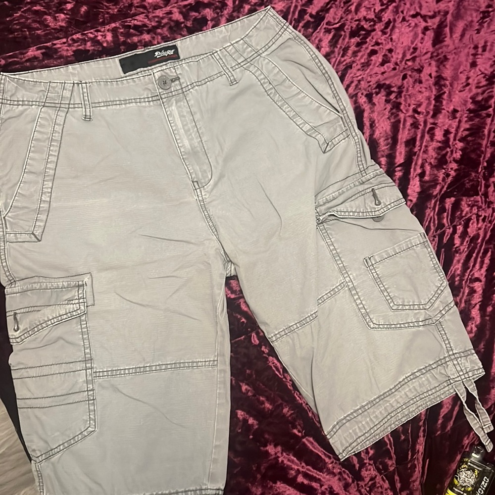 Men’s cargo shorts (Plugg Unleashed Since 1983)
